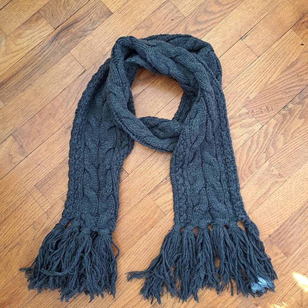 Charcoal Gray Scarf